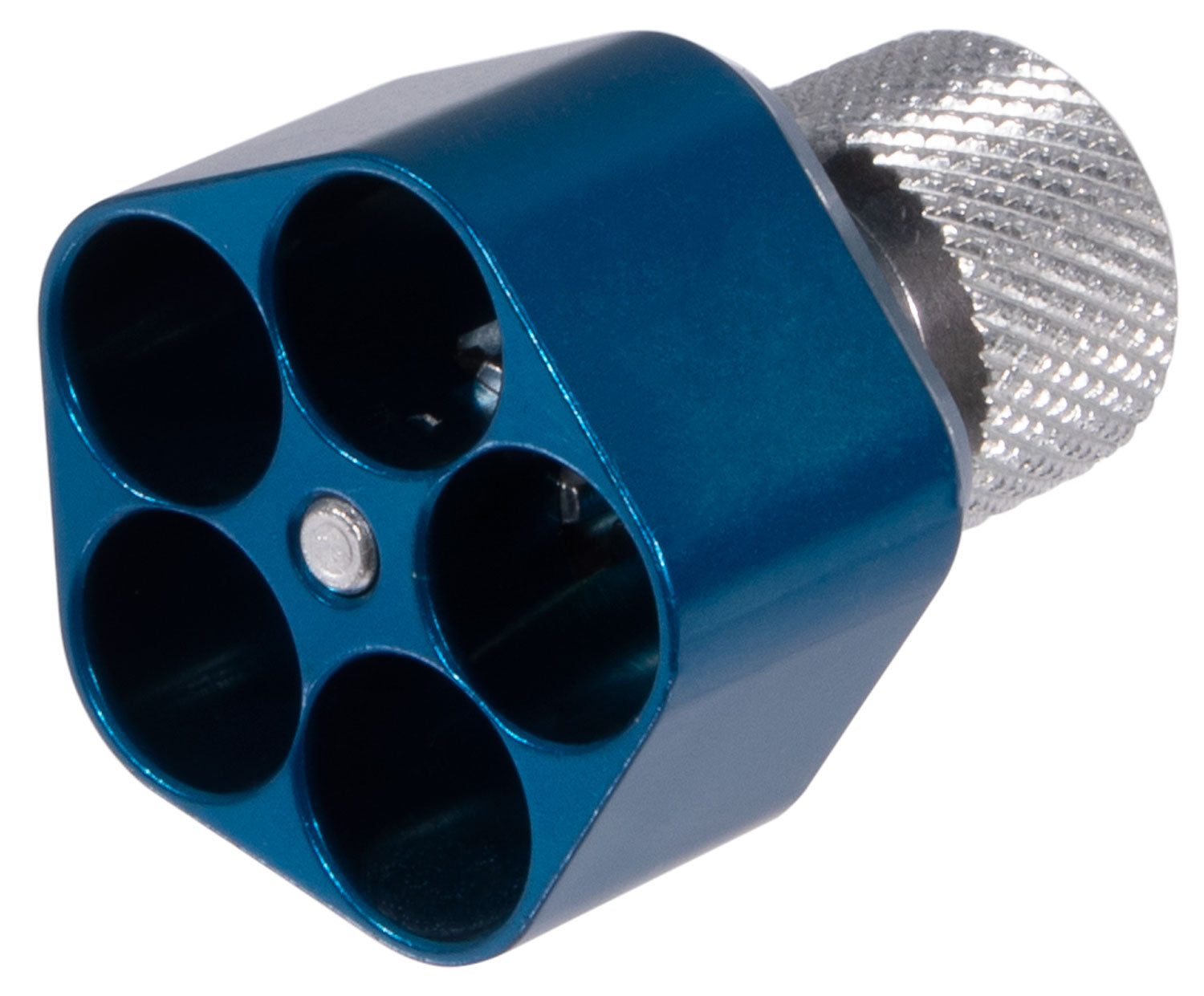 Pachmayr 02650 Competition Speedloader CNC Aluminum Blue Finish for S&W J Frame
