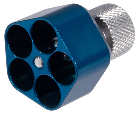Pachmayr 02650 Competition Speedloader CNC Aluminum Blue Finish for S&W J Frame