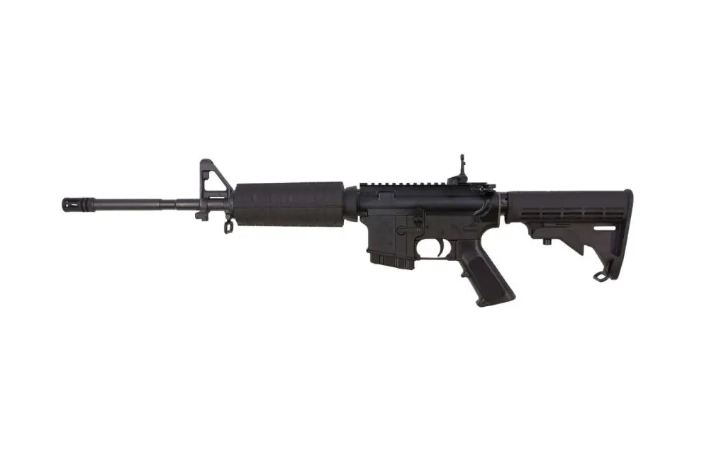 BUSHMASTER CA M4 PATROLMAN 223 FLAT TOP RFL 16" WITH FLIP UP SIGHT