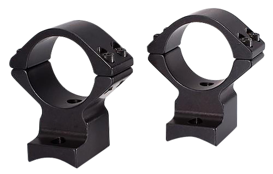 Talley 74X725 One-Piece Extended Scope Mount/Ring Combo Black Anodized 30mm Tube Savage Round Receiver AccuTrigger Medium Rings