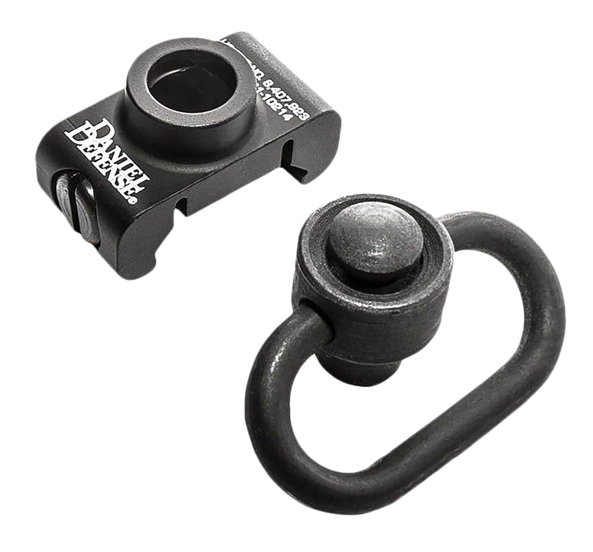 Daniel Defense 0302130029 QD Rail Mount Sling Swivel Attachment Black Aluminum 1.25" Picatinny