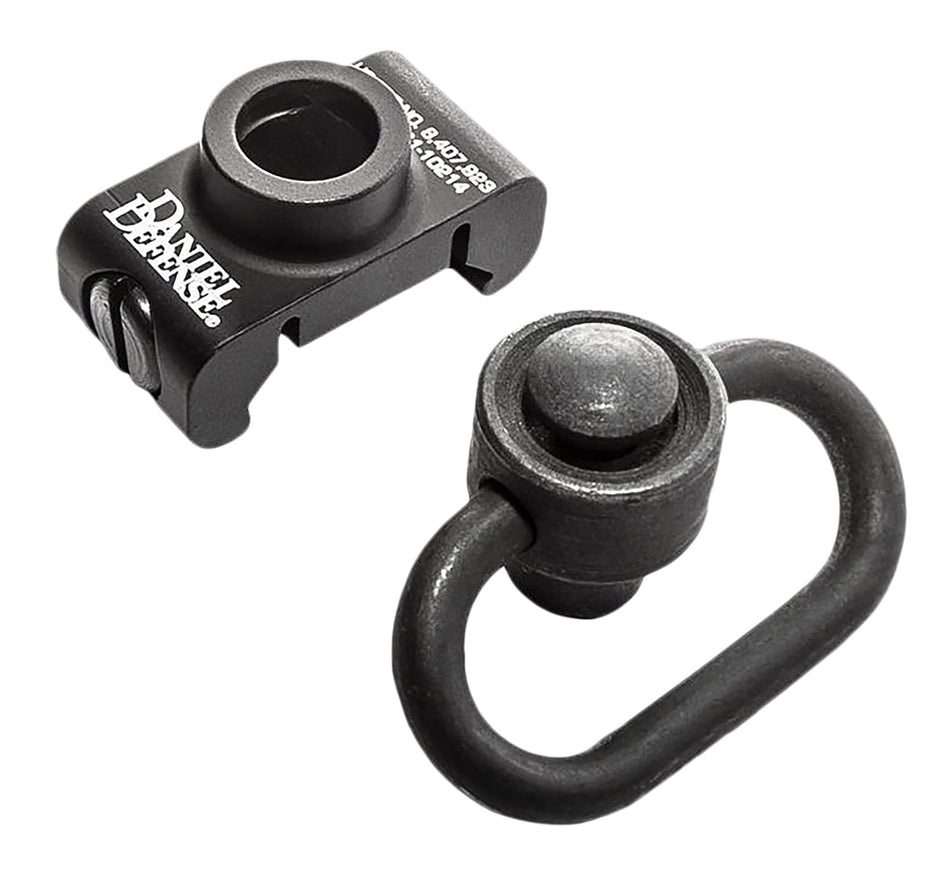 Daniel Defense 0302130029 QD Rail Mount Sling Swivel Attachment Black Aluminum 1.25" Picatinny