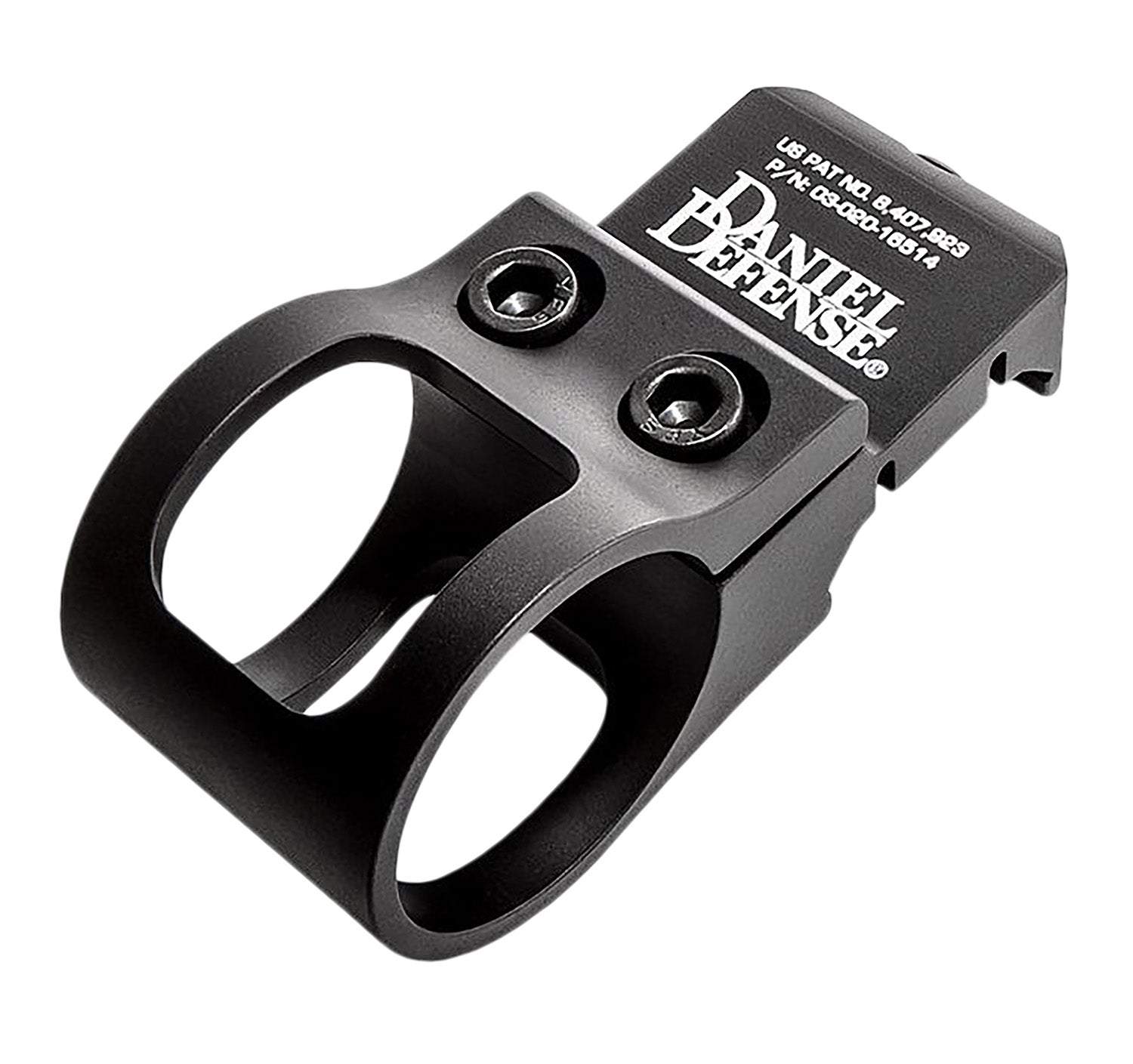 Daniel Defense 0302016514 Offset Flashlight Mount 1" Diameter Aluminum Black Hard Coat Anodized Picatinny