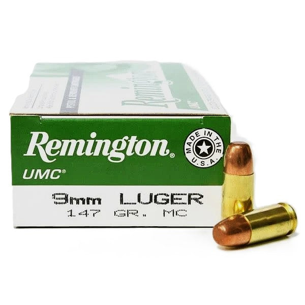 Remington 23732 UMC Full Metal Jacket FMJ 147 Grain 9mm Luger/Parabellum