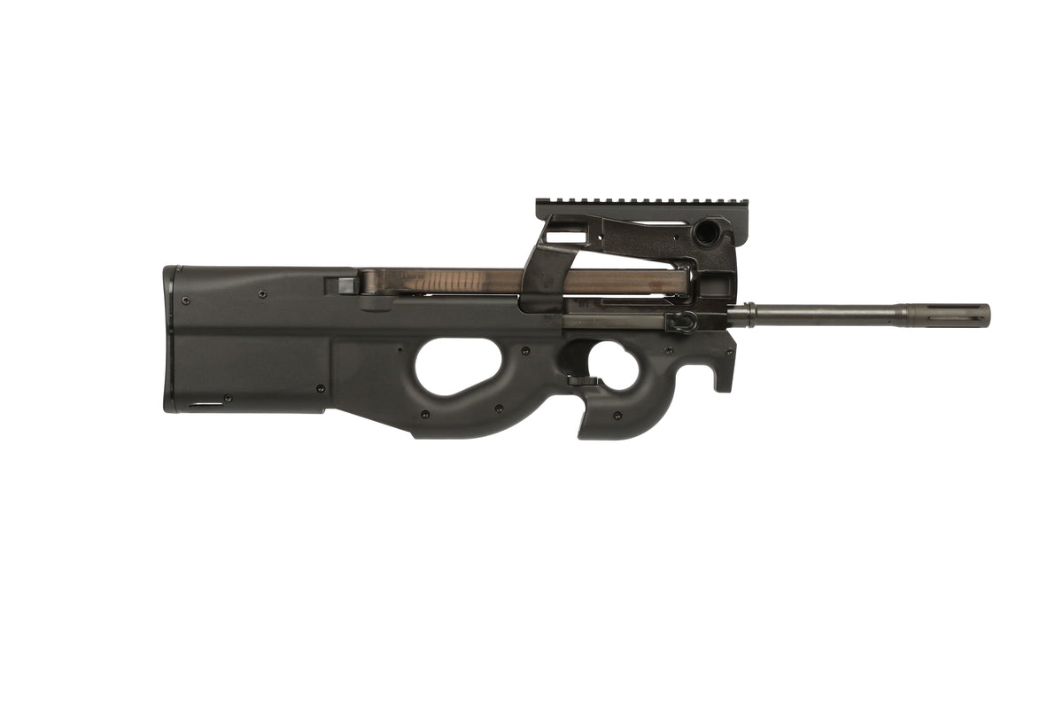 FN 3848950460 PS90 5.7x28mm 30+1 16" Black Ported Barrel, Black Picatinny Rail Aluminum Receiver, Matte Black Synthetic Bullpup w/Thumbhole Stock, Ambidextrous