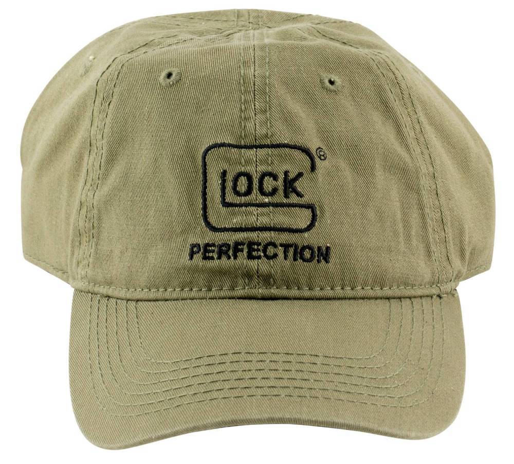 Glock Unstructured Chino Sports Cap Cotton Adjustable Olive Drab