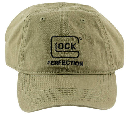 Glock Unstructured Chino Sports Cap Cotton Adjustable Olive Drab