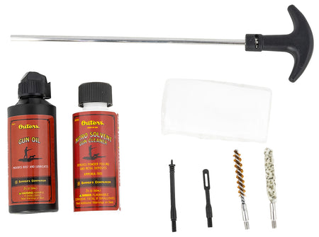 Outers 96410 Aluminum Rod .22 Cal Pistol Cleaning Kit Clam Pack