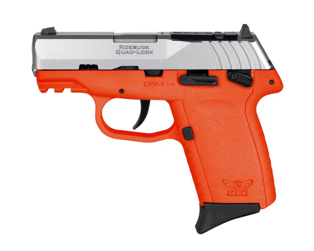 SCCY CPX1TTORRDRG3 9MM PST TT/ORG GRP D/S SAFETY