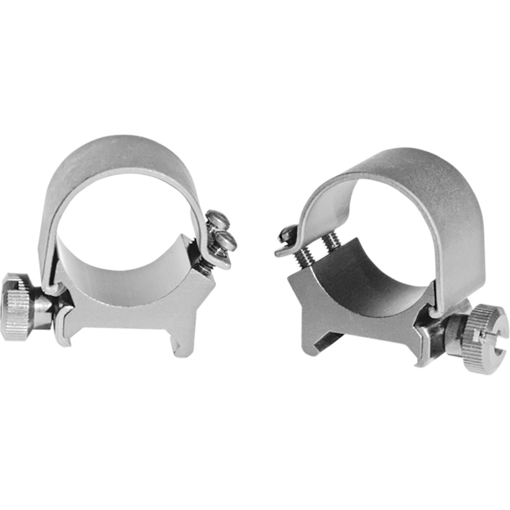 Weaver Detachable Top Mount Scope Rings Silver 1 Inch Medium