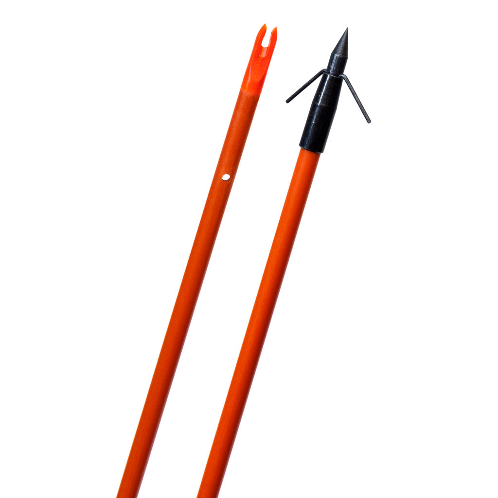 Fin Finder Raider Bowfishing Arrow Orange with Typhoon Point 32 in.