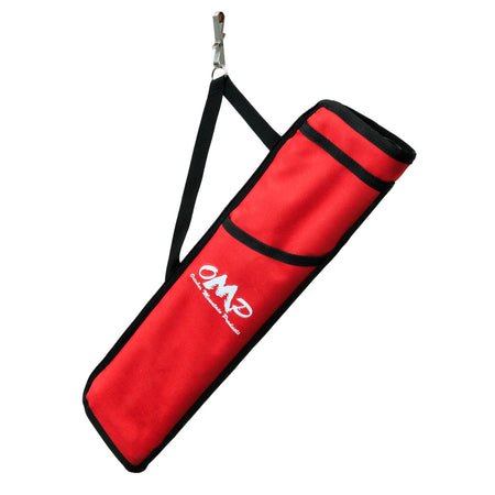 October Mountain 3-Tube Hip Quiver Red RH/LH