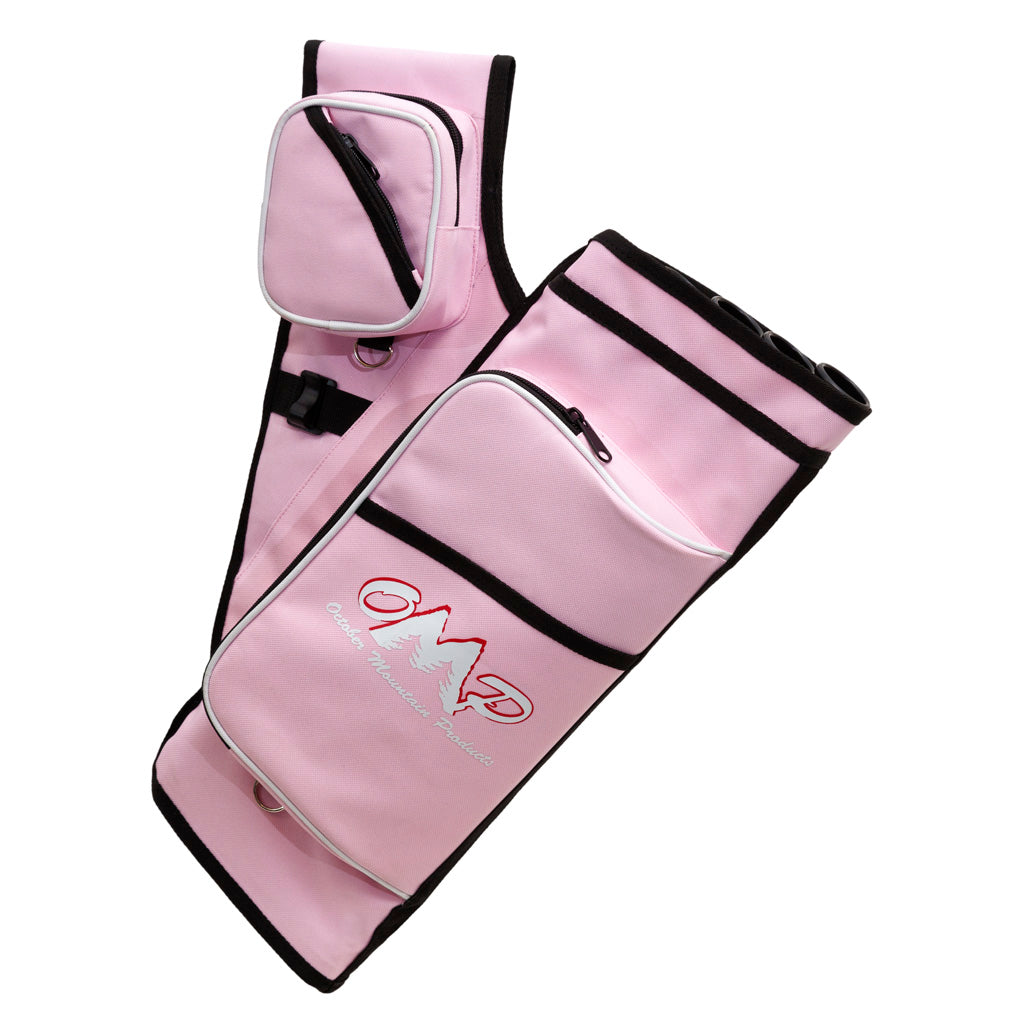 October Mountain Hip Quiver Pro 5-Tube Pink Right Hand