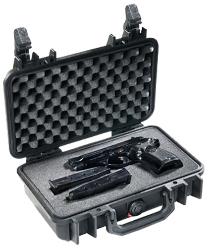 Pelican 1170000110 Protector Small Handgun Case Black Polypropylene