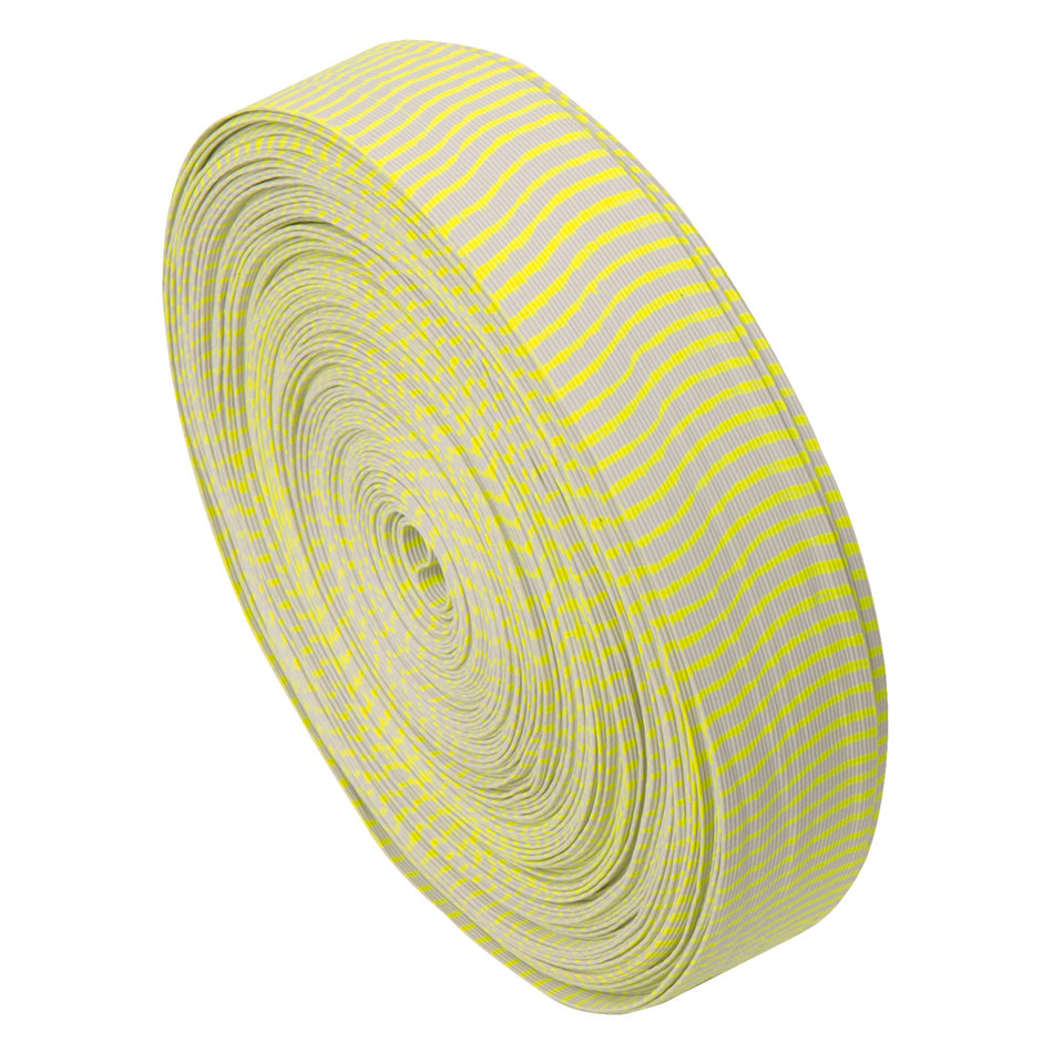 October Mountain VIBE Bowstring Silencers White/Neon Yellow 85 ft. Spool