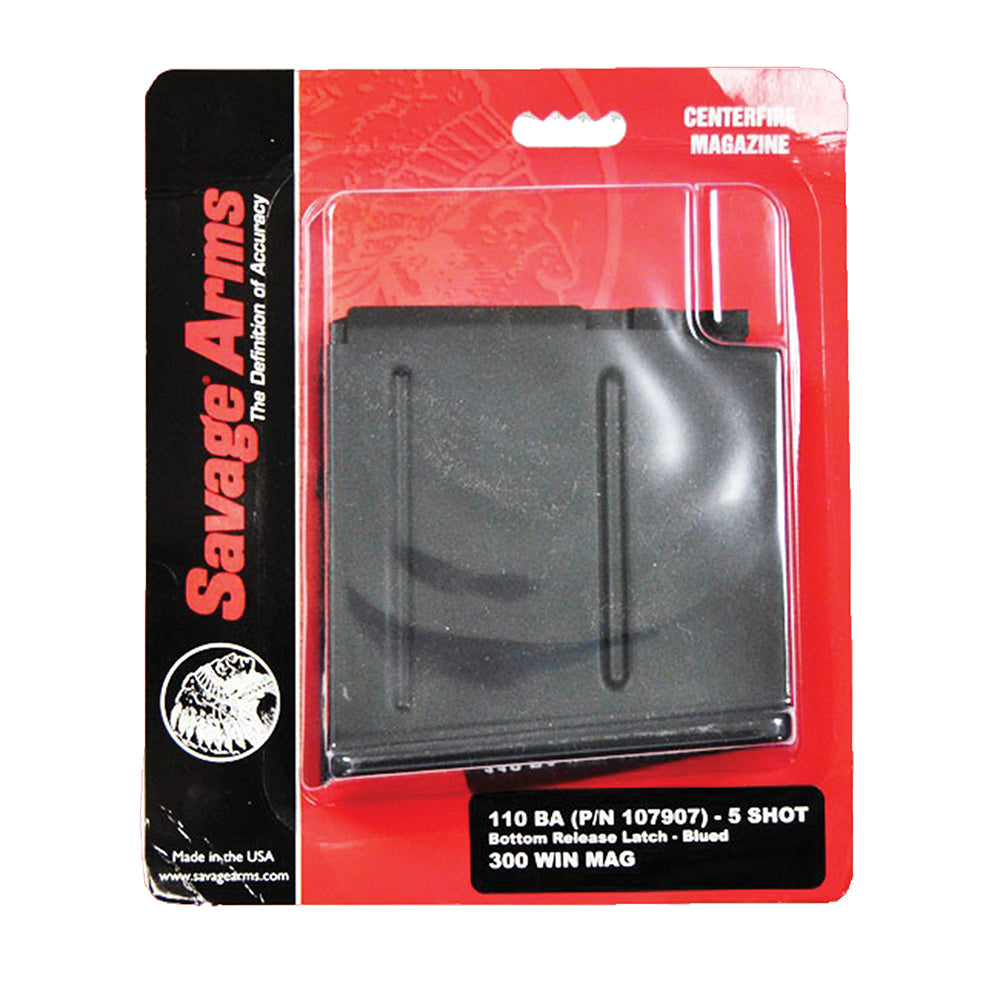 Savage Arms 55191 110BA 5-Round Magazine 300 Win Mag Blued Steel
