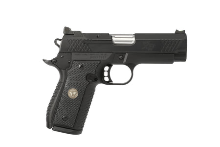 Wilson Combat 2EDCXCP9 EDC X9 2.0 9mm Luger 15+1 4" Stainless Fluted Barrel, Armor-Tuff Stainless Steel Tri-Top Cut Slide, Combat-Tuff Aluminum Frame w/Beavertail, Black Polymer Grip