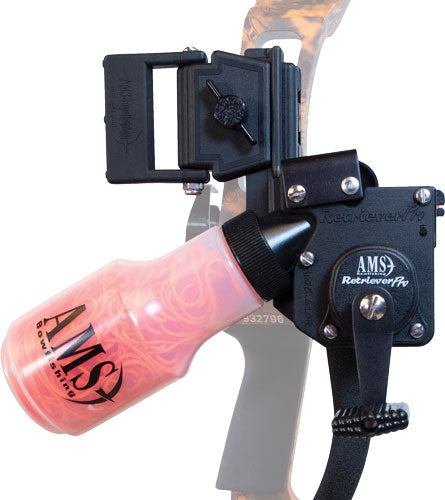 AMS Bowfishing Retriever Pro Reel Right Hand 25 Yard Orange #200 Line
