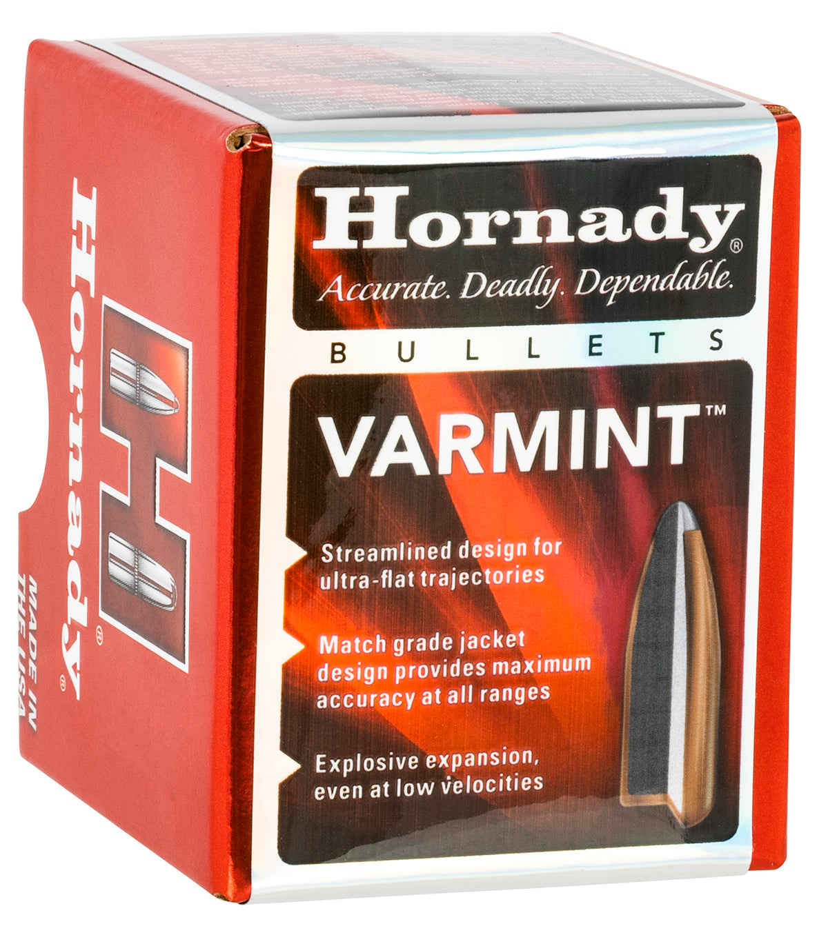 Hornady Traditional Varmint 22 Caliber .224 55 Grain Spire Point Bullet 100-Count