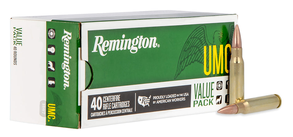 Remington R23971 UMC Value Pack Full Metal Jacket FMJ 150 Grain .308 Win / 7.62x51mm