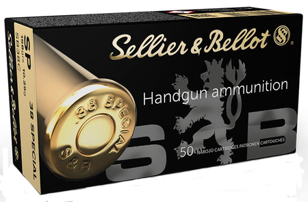 Sellier & Bellot (S&B) SB38C  Soft Point SP 158 Grain .38 Special