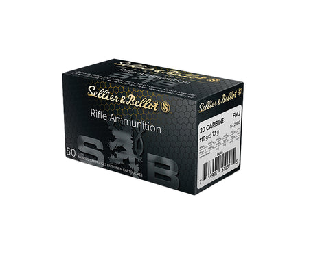 Sellier and Bellot  .30 Carbine 110 gr FMJ ammo