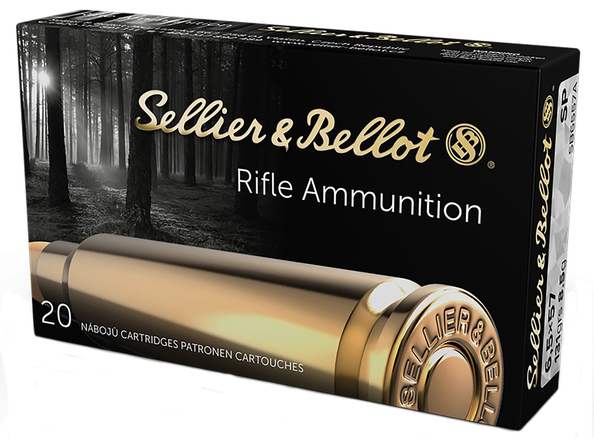 Sellier & Bellot (S&B) 6557A  Soft Point SP 131 Grain 6.5×57mm Mauser