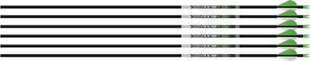 Easton Arrow Axis 5MM 400 6-Pack with 2" Blazer Vanes