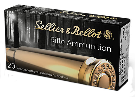 Sellier and Bellot Rifle .22 Hornet 45 gr FMJ ammo