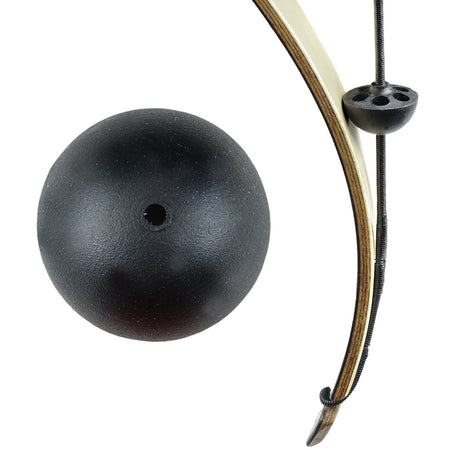 Pine Ridge Brush Buttons Black Recurve Bow String Silencers 2 Pack