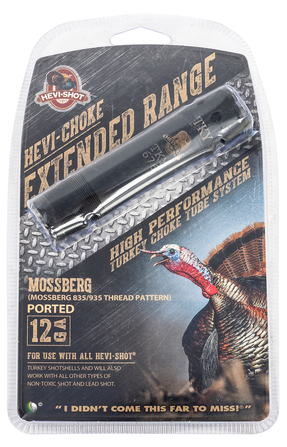 HEVI-Shot 450127 Hevi-Choke Turkey Mossberg 835/935 12 Gauge Extended Range Ported 17-4 Stainless