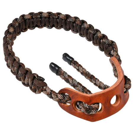 Paradox Elite Custom Cobra Bow Wrist Sling Brown Camo Leather