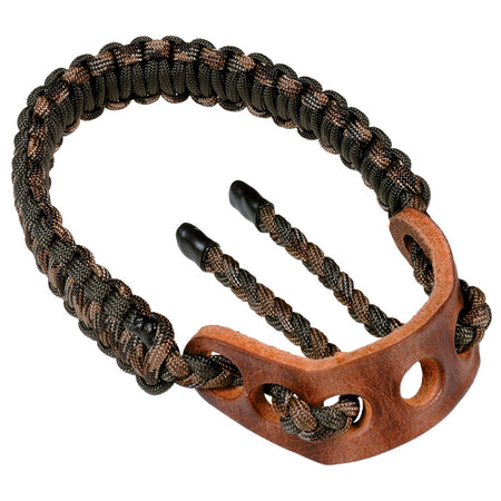 Paradox Elite Custom Cobra Bow Wrist Sling Olive-Brown Camo Leather
