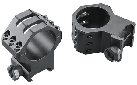 Weaver 48354 Six-Hole Skeleton Scope Rings Matte Black 30mm Extra High