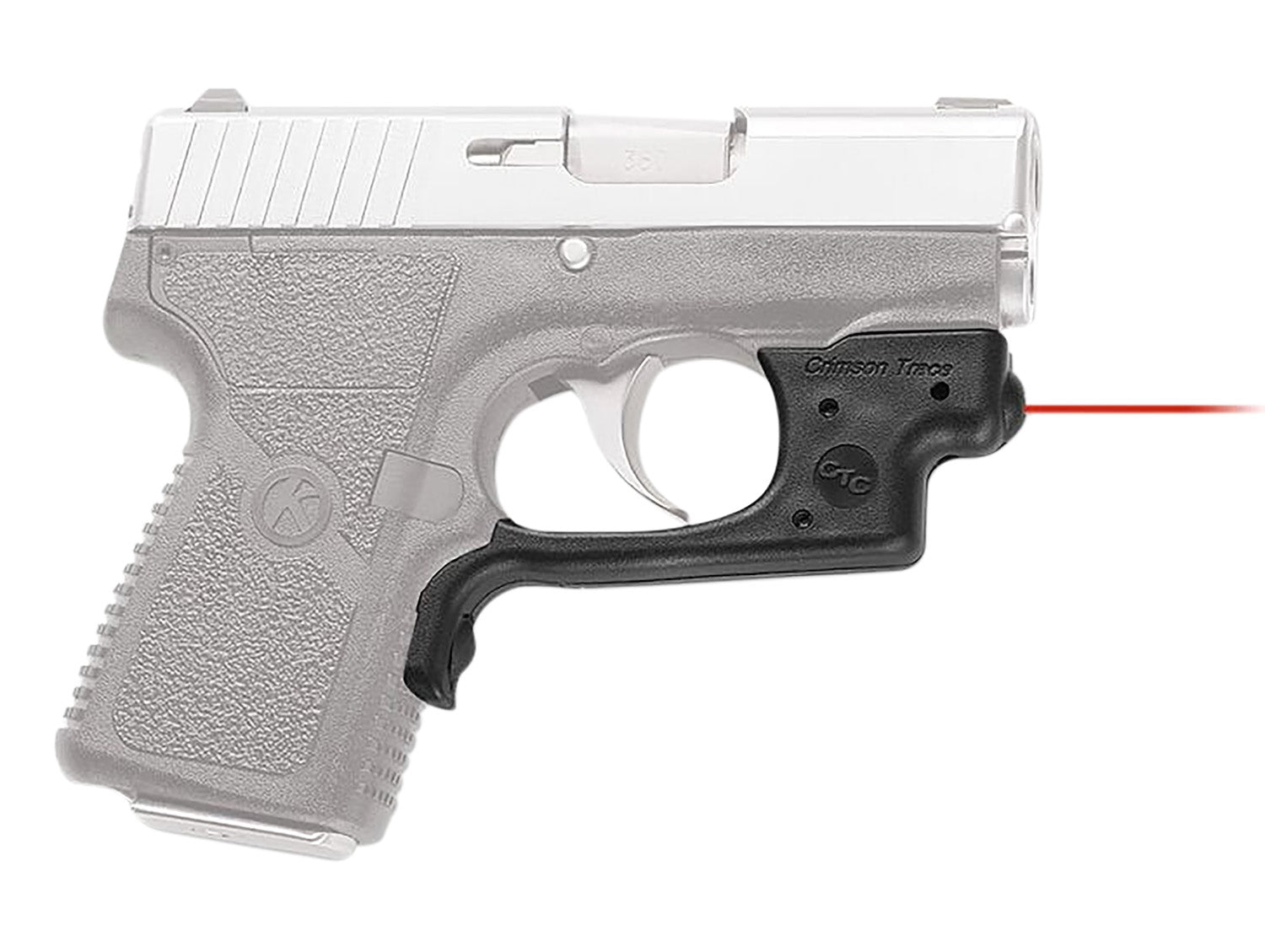 Crimson Trace LG-437 Laserguard for Kahr Arms P380 and CW380, Red Laser, Black Polymer
