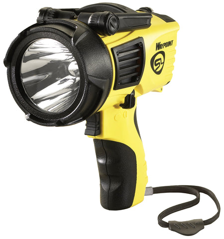 Streamlight 44900 WayPoint Spotlight 550 Lumens White LED Yellow Polycarbonate 625 Meters