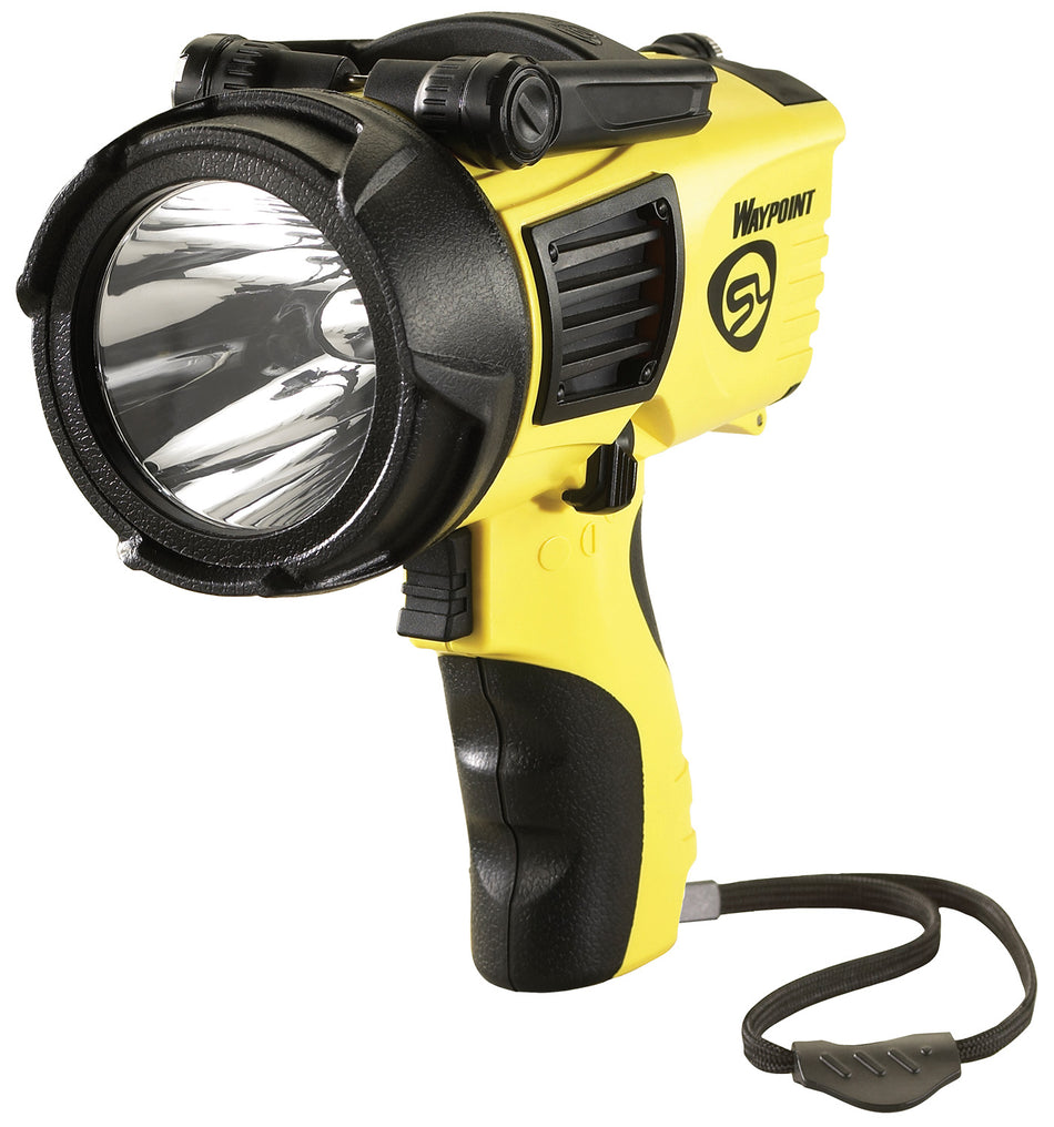 Streamlight 44900 WayPoint Spotlight 550 Lumens White LED Yellow Polycarbonate 625 Meters