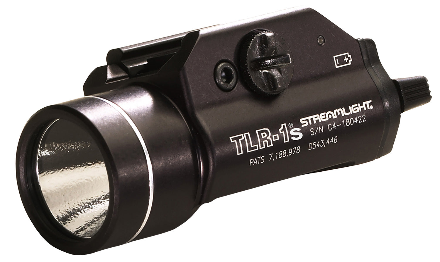 Streamlight 69210 TLR-1S Gun-Mounted Tactical Light Black Anodized 300 Lumens White C4 LED