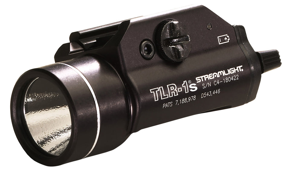 Streamlight 69210 TLR-1S Gun-Mounted Tactical Light Black Anodized 300 Lumens White C4 LED