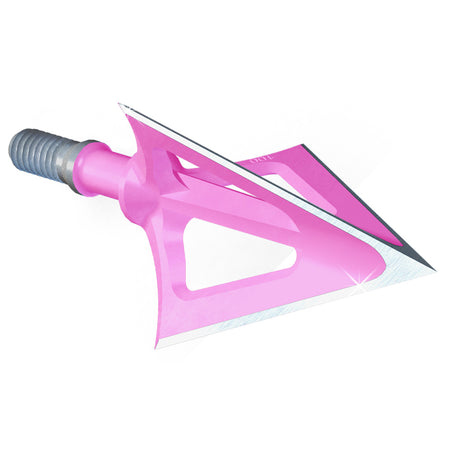 G5 Montec 85 gr. Pink Stainless Steel Fixed Blade Broadheads 3 Pack