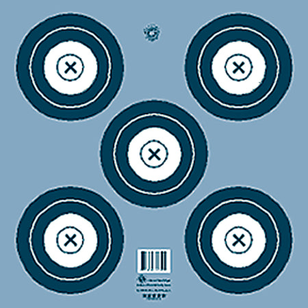 Maple Leaf NFAA Indoor 5-Spot Archery Target Face 100 Pack