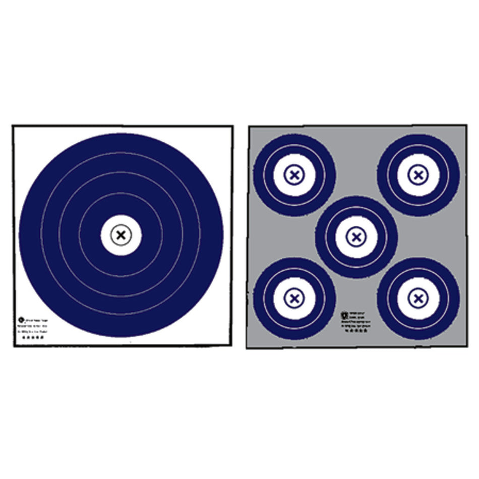 Maple Leaf NFAA Double-Sided Indoor Archery Target Face 100 Pack