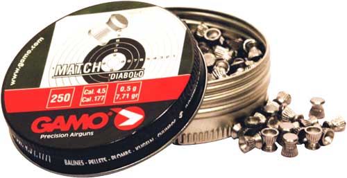 Gamo .177 Match Pellets 7.5 Grain 250-Pack Tin