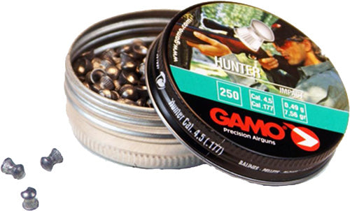 Gamo .177 Hunter Pellets 7.56 Grain 250-Pack Tin