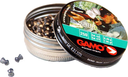 Gamo .177 Hunter Pellets 7.56 Grain 250-Pack Tin