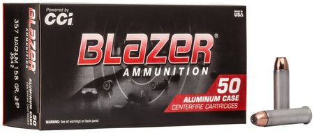 Blazer 3542 Aluminum Jacketed Hollow Point JHP 158 Grain .357 Magnum
