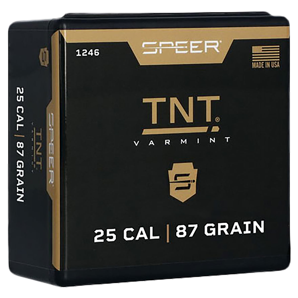 Speer TNT Varmint Bullet 25Cal 87gr Jacketed Hollow Point 100ct