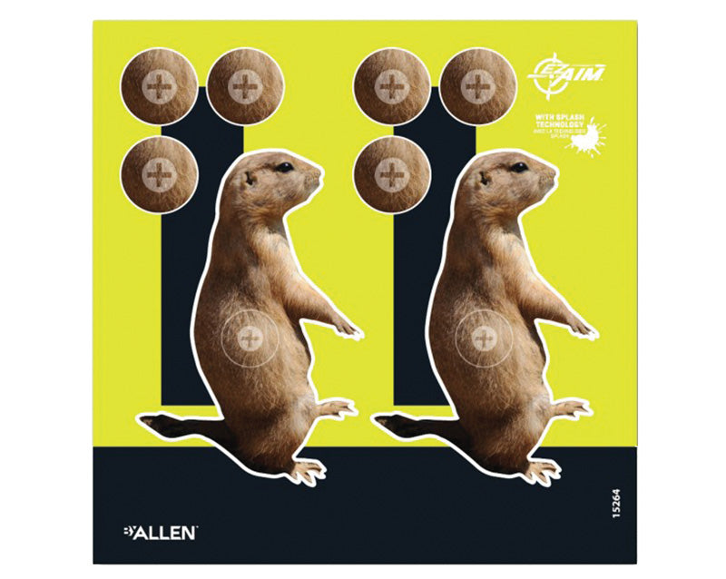 EZ Aim Splash Target Prairie Dog 8x8 6-Pack