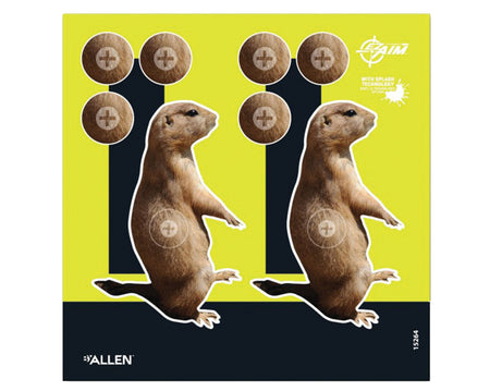 EZ Aim Splash Target Prairie Dog 8x8 6-Pack