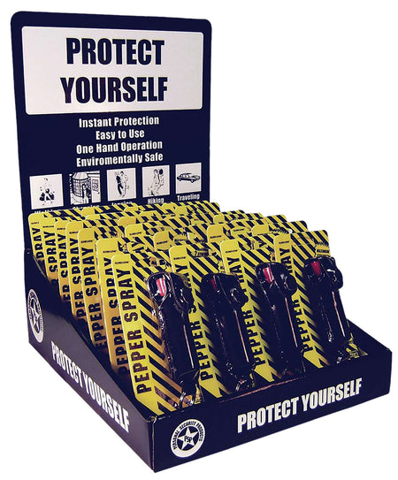 Eliminator Spray EKCH1416 Pepper Spray Lipstick Case Counter Display 16 Count